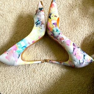 Ted Baker floral heels